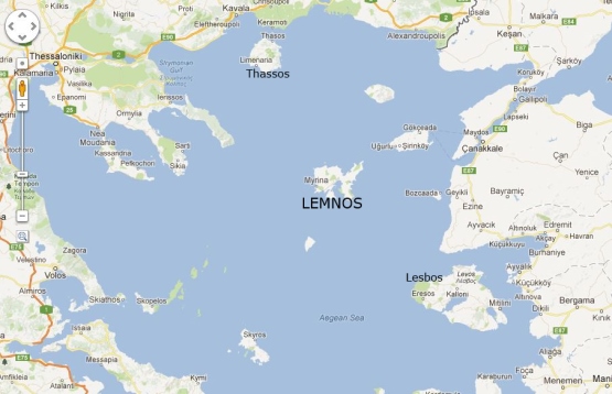 limnos island map ile ilgili görsel sonucu