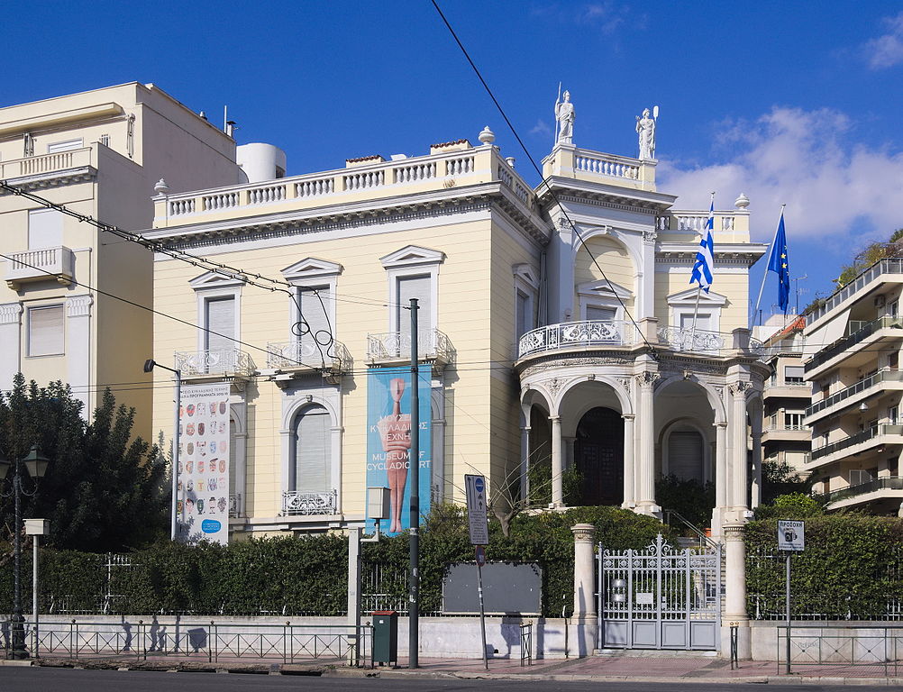The Athens Museum of Cycladic Art houses a remarkable collection of Cycladic figurines and other items and is one of the best museums in Athens.